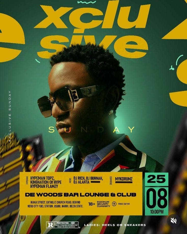 Exclusive Sunday event poster