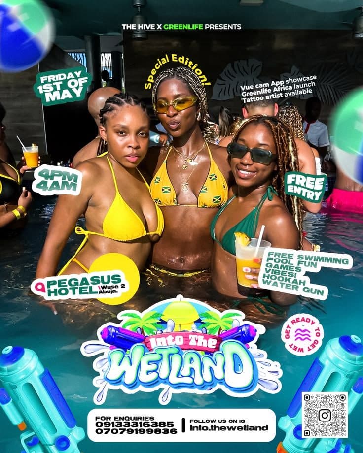 Pool Party event poster